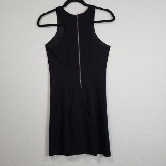 Armani Exchange Racer back Black Mini Dress Size Extra Small - Picture 6 of 8